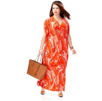 MK printed caftan