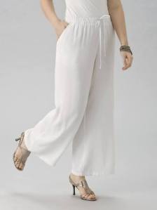 Ulla white wide leg