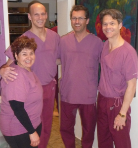 Catherine, Dr Joe Dayan, Dr Stefan Rapprich &amp; Dr Mark Smith - the McDreamys for sure!
